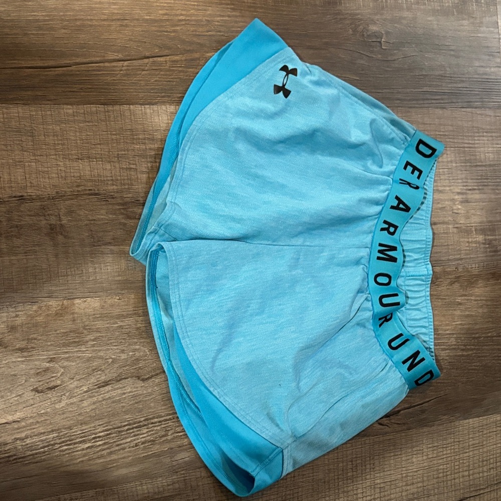 Under Armour Light Blue Workout Shorts
